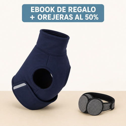 Chaleco Antiansiedad CALMORA con ebook de regalo y orejeras calmantes al 50%